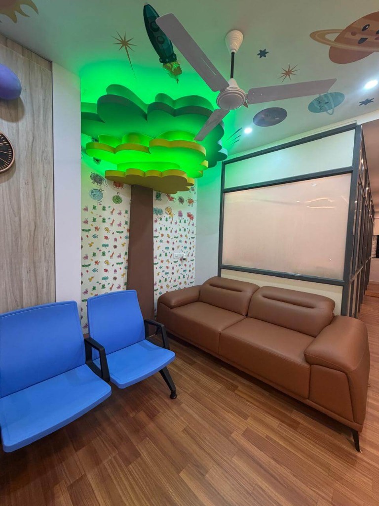 Clinic Waiting Area with Tree Decor